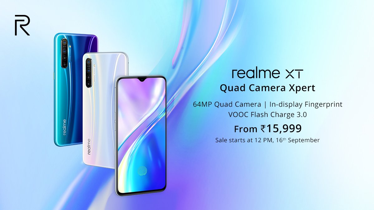 Realme XT Unveiled with 64MP Quad Rear Cameras, ColorOS 6.0