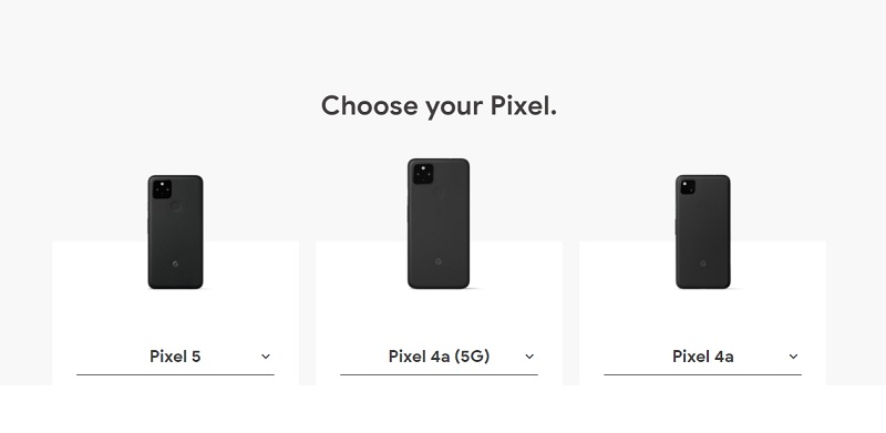 Specs Comparison: Pixel 5 vs Pixel 4a (5G) vs Pixel 4a