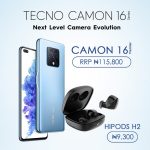 Tecno Camon 16 Premier with Quad Rear & Dual Front Cameras