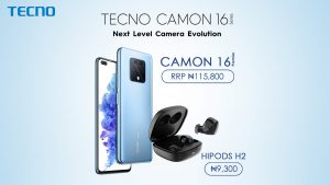 Tecno Camon 16 Premier with Quad Rear & Dual Front Cameras