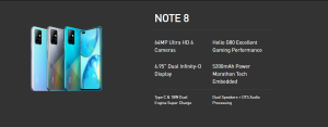 Infinix Note 8, Note 8i with Helio G80 SoC, 64MP Quad Rear Cameras