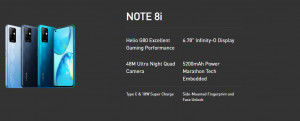 Infinix Note 8, Note 8i with Helio G80 SoC, 64MP Quad Rear Cameras