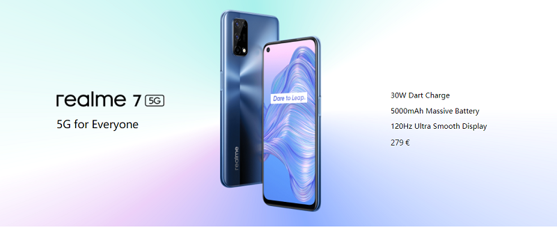 realme 7 5G Debuts with 120Hz Refresh Display, 48MP Quad Rear Cameras