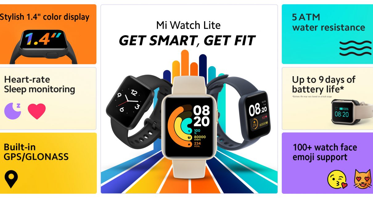 Official: Xiaomi Mi Watch Lite with 11 sports modes, 9 Days Battery Life