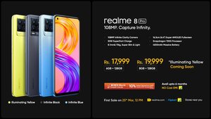 realme 8 Pro and realme 8 Debut with Quad-Rear Cameras